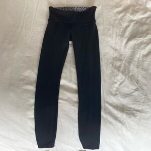 Lululemon leggings, Size 2, reversible